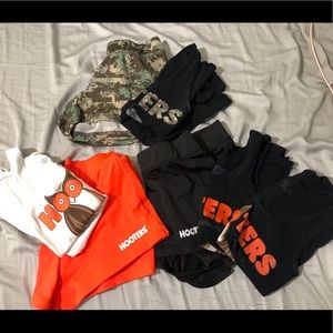 Hooters girl uniforms!